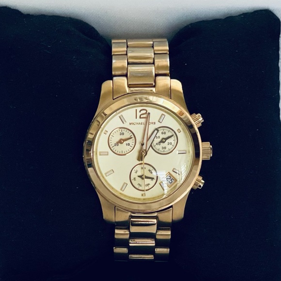 Michael Kors Mini Runway Chronograph Watch - Picture 2 of 7